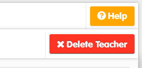 delete teachers button